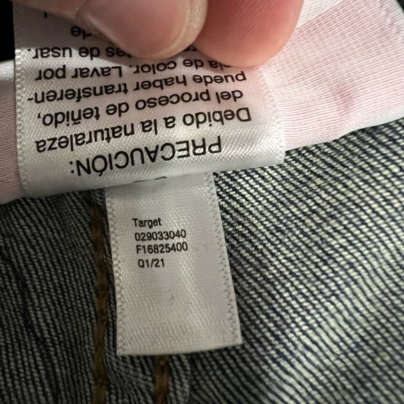 Isabel Maternity Full Panel Medium Wash Distressed Skinny Jeans Size 8 - Picture 6 of 9